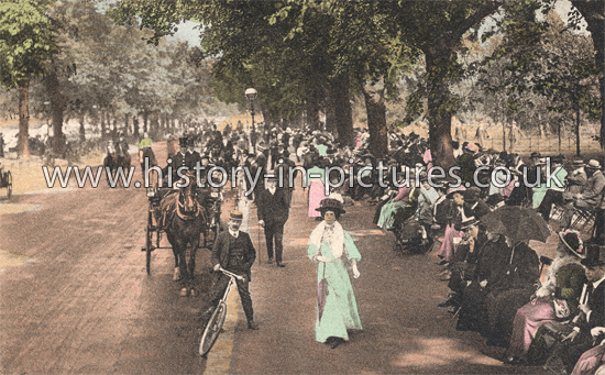 View of Hype Park, London, c.1911.